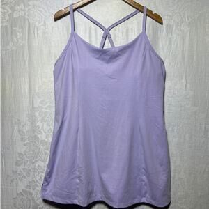 PINK Victorias Secret Romper XXL Purple Dress Active Performance